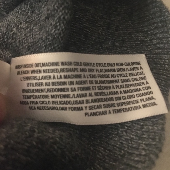 Gray V-Neck Sweater - Picture 4 of 4